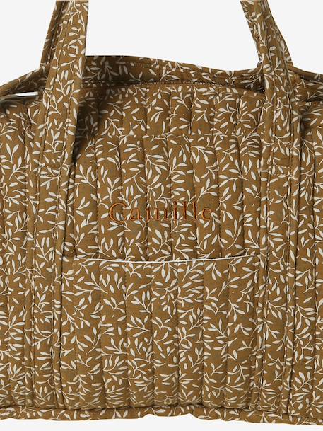 JOIOSA cotton muslin changing bag bronze+ecru+night blue+printed beige 