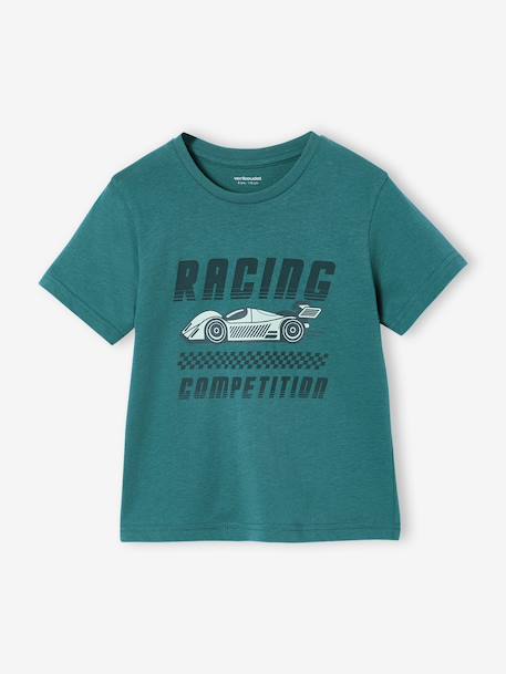 Pack of 3 short-sleeved t-shirts almond green+caramel+navy blue+pecan nut+petrol blue+sage green 