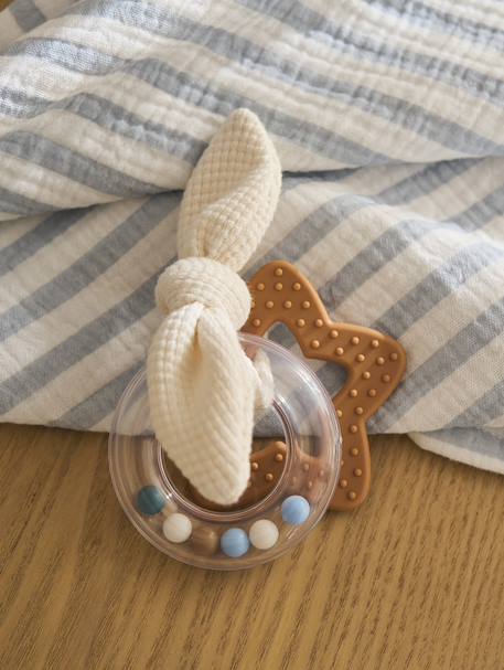 Customisable comforter and rattle with CLOUD carry case white 