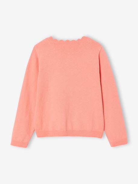 BASICS Jumper for Girls grey green+marl beige+navy blue+raspberry pink+tangerine 