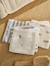 Pack of 6 Washable Wipes printed white+white 
