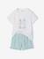 Pack of 2 girls' pyjama shorts ecru 