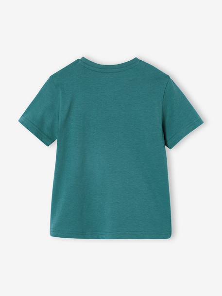 Pack of 3 short-sleeved t-shirts almond green+caramel+navy blue+pecan nut+petrol blue+sage green 