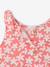 Printed Jumpsuit for Babies coral+printed blue 
