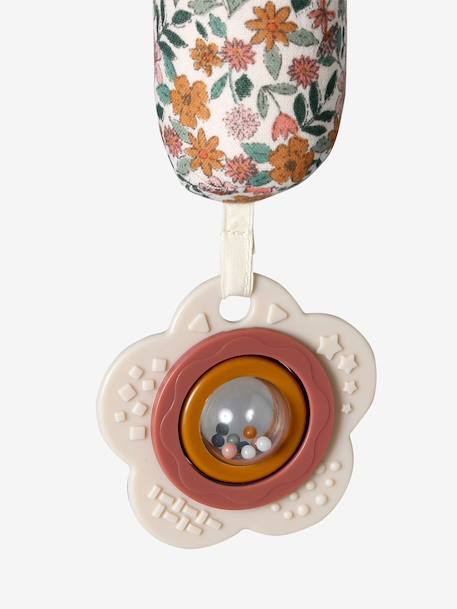 Hanging rabbit sensory rattle rose 