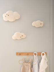 -Pack of 3 cloud wall decorations