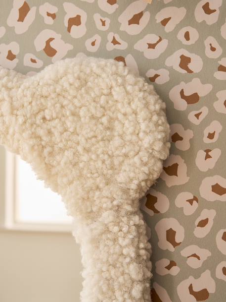 Teddy bear bouclé mirror ecru 