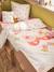 Duvet Cover & Pillowcase Set with Recycled Cotton, FLIGHT printed pink 