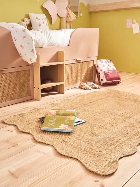 Rectangle jute rug FESTON beige 
