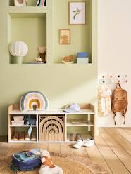 -Storage bench with 3 compartments YEL
