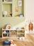 Storage bench with 3 compartments YEL white 