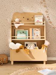 -Low bear bookshelf for kids