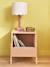 Bedside Table for Kids, Rétro Theme pale pink+WHITE LIGHT SOLID 