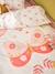 Duvet Cover & Pillowcase Set with Recycled Cotton, FLIGHT printed pink 