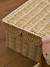 Underbed storage basket FESTON beige 