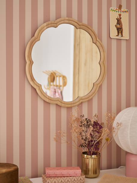 Round mirror FESTON beige 
