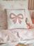 Scalloped-edge cushion ecru 