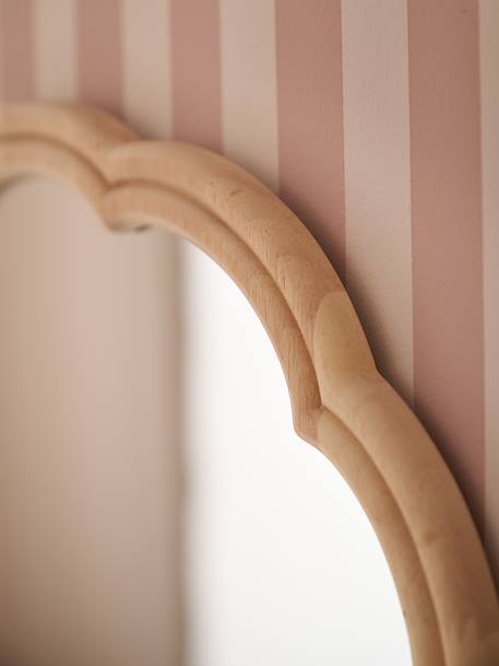 Round mirror FESTON beige 