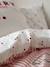 Duvet Cover & Pillowcase Set with Recycled Cotton, CHERRY STRIPES striped red 