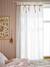 Dim-out cotton gauze tube curtain ecru 