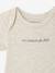 Pack of 5 short-sleeved baby bodysuits ecru 