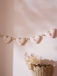 Bedding & Decor-Heart garland in cotton gauze