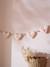 Heart garland in cotton gauze ecru 