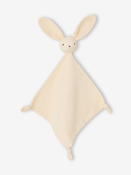 Baby jacket and cuddly rabbit set vanilla 