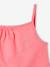 Pack of 3 Basics Tops with Thin Straps, for Girls ecru+raspberry pink+sage green 