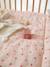 Floor mattress / Play mat in cotton muslin MON COEUR printed pink 