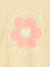 Pack of 3 long-sleeved girls' fancy t-shirts anthracite+coral+ecru+grey blue+indigo+mauve+rose 