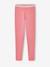 Leggings with Iridescent Waistband for Girls Black/Black+Dark Blue+marl grey+old rose 