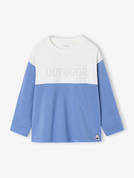 Boy's long-sleeved t-shirt blue 