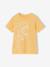 Printed boy's t-shirt aqua green+marl white+medium blue+mint green+ochre+olive+terracotta 