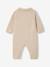 Bandana Bib & Sleepsuit Set for Boys marl beige 