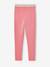 Leggings with Iridescent Waistband for Girls Black/Black+Dark Blue+marl grey+old rose 