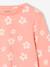 Pack of 3 long-sleeved girls' fancy t-shirts anthracite+coral+ecru+grey blue+indigo+mauve+rose 