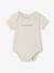 Pack of 5 short-sleeved baby bodysuits ecru 