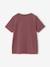 Printed boy's t-shirt aqua green+marl white+medium blue+mint green+ochre+olive+terracotta 
