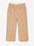 Wide-leg paperbag leopard print trousers for girls beige+chocolate+multicoloured+vanilla 