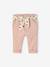 Paperbag Trousers with Belt, for Babies cappuccino+lichen+old rose 