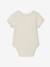 Pack of 5 short-sleeved baby bodysuits ecru 