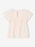 T-shirt blouse with short sleeves ecru 