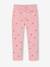 Embroidered girl's mom fit trouser grey green+plum+rosy 
