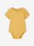 Pack of 5 short-sleeved baby bodysuits ecru 