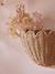 Pack of 3 FESTON wall decor baskets beige 
