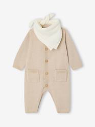 -Bandana Bib & Sleepsuit Set for Boys 