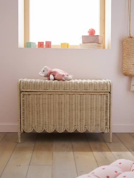 Feston folding storage chest beige 