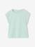 Plain Basics T-Shirt for Girls aqua green+ecru+navy blue+sweet pink 