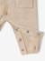 Bandana Bib & Sleepsuit Set for Boys marl beige 